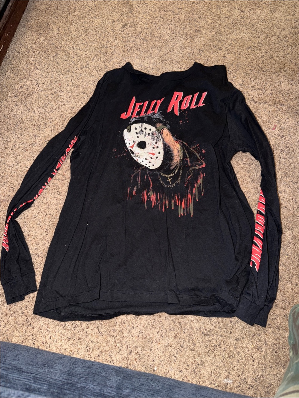 Jelly Roll Black Graphic Long Sleeve Tee